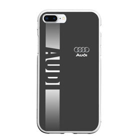 Чехол для iPhone 7Plus/8 Plus матовый с принтом AUDI SPORT , Силикон | Область печати: задняя сторона чехла, без боковых панелей | ауди | машины