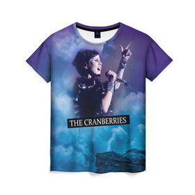 Женская футболка 3D с принтом The Cranberries , 100% полиэфир ( синтетическое хлопкоподобное полотно) | прямой крой, круглый вырез горловины, длина до линии бедер | cranberries | долорес о риордан | крэнберрис