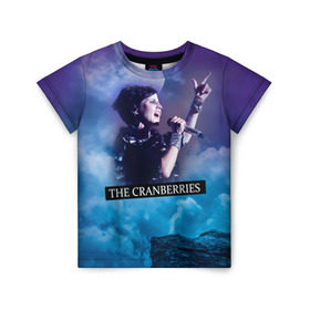 Детская футболка 3D с принтом The Cranberries , 100% гипоаллергенный полиэфир | прямой крой, круглый вырез горловины, длина до линии бедер, чуть спущенное плечо, ткань немного тянется | cranberries | долорес о риордан | крэнберрис