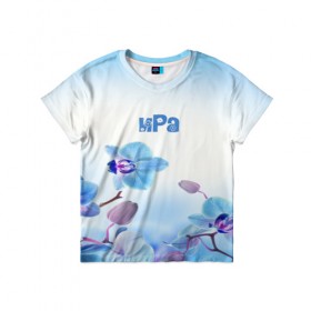 Детская футболка 3D с принтом Ира , 100% гипоаллергенный полиэфир | прямой крой, круглый вырез горловины, длина до линии бедер, чуть спущенное плечо, ткань немного тянется | flower | name | spring | букет | весна | имена | имя | ира | природа | узор | цветочный | цветы