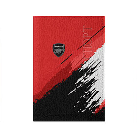Обложка для паспорта матовая кожа с принтом Arsenal 2018 Original , натуральная матовая кожа | размер 19,3 х 13,7 см; прозрачные пластиковые крепления | Тематика изображения на принте: football | soccer | арсенал
