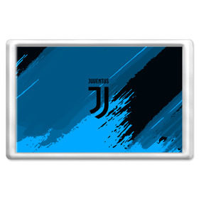 Магнит 45*70 с принтом FC Juventus abstract style , Пластик | Размер: 78*52 мм; Размер печати: 70*45 | football | soccer | ювентус