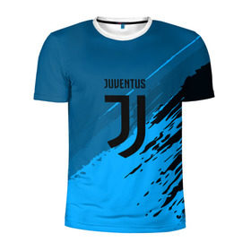 Мужская футболка 3D спортивная с принтом FC Juventus abstract style , 100% полиэстер с улучшенными характеристиками | приталенный силуэт, круглая горловина, широкие плечи, сужается к линии бедра | football | soccer | ювентус