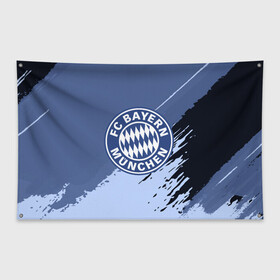 Флаг-баннер с принтом FC Bayern Munchen style , 100% полиэстер | размер 67 х 109 см, плотность ткани — 95 г/м2; по краям флага есть четыре люверса для крепления | football | soccer | байерн