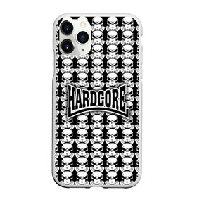 Чехол для iPhone 11 Pro матовый с принтом Hardcore , Силикон |  | Тематика изображения на принте: hard core | hardcor | hardcore | хард кор