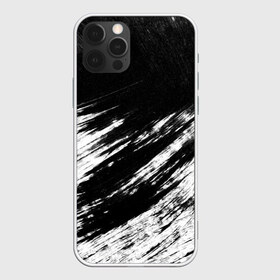 Чехол для iPhone 12 Pro Max с принтом abstraction black&white , Силикон |  | Тематика изображения на принте: abstraction | watercolor | абстракция красок | акварель | брызги красок | живопись | краска | потертость красок | размытые краски | текстуры | черно белый | яркие | яркие краски