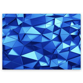 Поздравительная открытка с принтом Необычные осколки , 100% бумага | плотность бумаги 280 г/м2, матовая, на обратной стороне линовка и место для марки
 | Тематика изображения на принте: abstraction | geometry | polygon | абстракция | геометрия | грань | краски | кубик | кубики | линии | мозаика | полигон | разноцветные | ребро | текстура | тени | узор