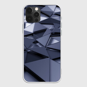 Чехол для iPhone 12 Pro Max с принтом Metalic geometry , Силикон |  | abstraction | geometry | polygon | абстракция | геометрия | грань | краски | кубик | кубики | линии | мозаика | полигон | разноцветные | ребро | текстура | тени | узор