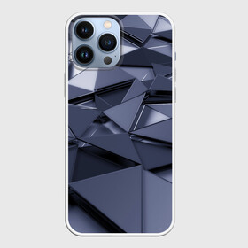 Чехол для iPhone 13 Pro Max с принтом Metalic geometry ,  |  | abstraction | geometry | polygon | абстракция | геометрия | грань | краски | кубик | кубики | линии | мозаика | полигон | разноцветные | ребро | текстура | тени | узор