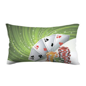 Подушка 3D антистресс с принтом Покер Старс , наволочка — 100% полиэстер, наполнитель — вспененный полистирол | состоит из подушки и наволочки на молнии | игра | казино | каре | карты | роял | сет | стрит | туз | удача | флеш | фул | хаус