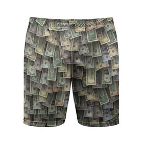 Мужские шорты 3D спортивные с принтом Доллары США ,  |  | dollar | forex | usa | банкноты | богатство | валюта | деньги | доллар | купюры | паттрен | трейдер | чешуя