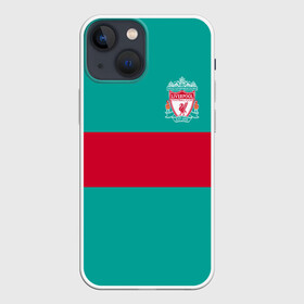 Чехол для iPhone 13 mini с принтом FC Liverpool ,  |  | england | football | liverpool fc | logo | sport | англия | арт | ливерпуль | лига | лого | спорт | текстура | фк | футбол | футбольный клуб | эмблема