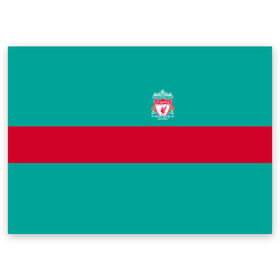 Поздравительная открытка с принтом FC Liverpool , 100% бумага | плотность бумаги 280 г/м2, матовая, на обратной стороне линовка и место для марки
 | Тематика изображения на принте: england | football | liverpool fc | logo | sport | англия | арт | ливерпуль | лига | лого | спорт | текстура | фк | футбол | футбольный клуб | эмблема