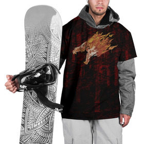 Накидка на куртку 3D с принтом cs:go - Howling dawn (Граффити) , 100% полиэстер |  | 0x000000123 | csgo | graffiti | howl | valve.валве | вой | граффити | ксго | утренний