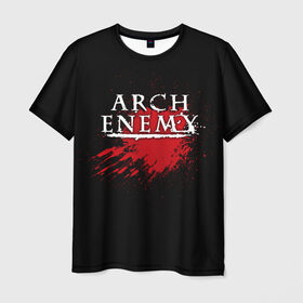 Мужская футболка 3D с принтом Arch Enemy , 100% полиэфир | прямой крой, круглый вырез горловины, длина до линии бедер | arch enemy | band | blood | metal | music | rock | атрибутика | группа | кровь | метал | музыка | рок