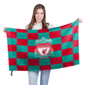Флаг 3D с принтом ФК Ливерпуль , 100% полиэстер | плотность ткани — 95 г/м2, размер — 67 х 109 см. Принт наносится с одной стороны | england | fc | англия | ливерпуль | фк