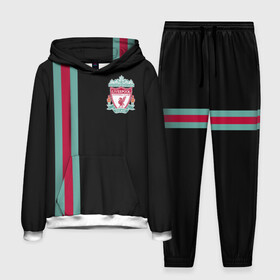 Мужской костюм 3D (с толстовкой) с принтом Liverpool FC ,  |  | england | football | liverpool fc | logo | sport | англия | арт | ливерпуль | лига | лого | спорт | текстура | фк | футбол | футбольный клуб | эмблема