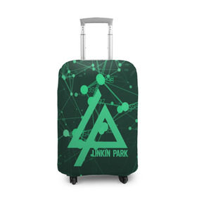 Чехол для чемодана 3D с принтом linkin park alternative rock , 86% полиэфир, 14% спандекс | двустороннее нанесение принта, прорези для ручек и колес | 