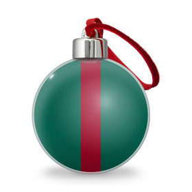 Ёлочный шар с принтом Зеленый/бордовый , Пластик | Диаметр: 77 мм | gucci | гучи | гуччи | полосы