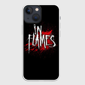 Чехол для iPhone 13 mini с принтом In Flames ,  |  | band | blood | in flames | metal | music | rock | атрибутика | группа | кровь | метал | музыка | рок