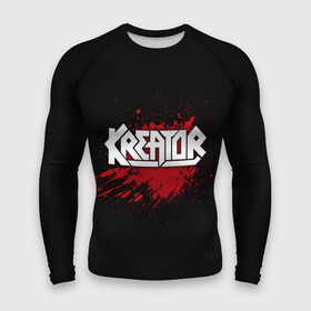 Мужской рашгард 3D с принтом Kreator ,  |  | band | blood | kreator | metal | music | rock | атрибутика | группа | кровь | метал | музыка | рок