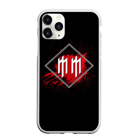 Чехол для iPhone 11 Pro Max матовый с принтом Marilyn Manson , Силикон |  | band | blood | marilyn manson | metal | music | rock | атрибутика | группа | кровь | метал | музыка | рок