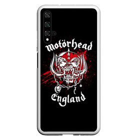 Чехол для Honor 20 с принтом Motorhead , Силикон | Область печати: задняя сторона чехла, без боковых панелей | band | blood | metal | motorhead | music | rock | атрибутика | группа | кровь | метал | музыка | рок