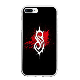 Чехол для iPhone 7Plus/8 Plus матовый с принтом Slipknot , Силикон | Область печати: задняя сторона чехла, без боковых панелей | blood | metal | rock | slipknot | кровь | метал | рок