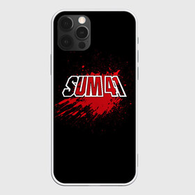 Чехол для iPhone 12 Pro Max с принтом Sum 41 , Силикон |  | band | blood | metal | music | rock | sum 41 | атрибутика | группа | кровь | метал | музыка | рок