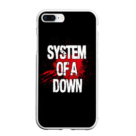 Чехол для iPhone 7Plus/8 Plus матовый с принтом System of a Down , Силикон | Область печати: задняя сторона чехла, без боковых панелей | band | blood | metal | music | rock | system of a down | атрибутика | группа | кровь | метал | музыка | рок
