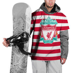 Накидка на куртку 3D с принтом FC Liverpool , 100% полиэстер |  | england | football | liverpool fc | англия | ливерпуль | лого | фк | футбол | футбольный клуб