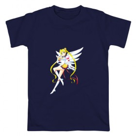 Мужская футболка хлопок с принтом Sailor Moon , 100% хлопок | прямой крой, круглый вырез горловины, длина до линии бедер, слегка спущенное плечо. | sailor moon | sailormoon | сейлор мун | сейлормун