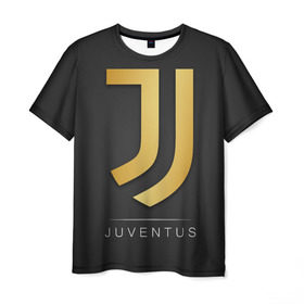 Мужская футболка 3D с принтом Juventus Gold Edition , 100% полиэфир | прямой крой, круглый вырез горловины, длина до линии бедер | champions | italy | jeep | juventus | league | италия | лига | чемпионов | ювентус