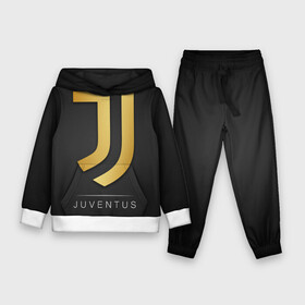 Детский костюм 3D (с толстовкой) с принтом Juventus Gold Edition ,  |  | champions | italy | jeep | juventus | league | италия | лига | чемпионов | ювентус