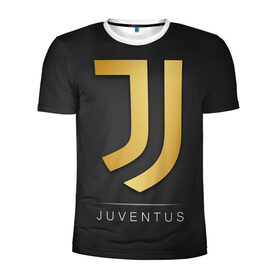 Мужская футболка 3D спортивная с принтом Juventus Gold Edition , 100% полиэстер с улучшенными характеристиками | приталенный силуэт, круглая горловина, широкие плечи, сужается к линии бедра | champions | italy | jeep | juventus | league | италия | лига | чемпионов | ювентус