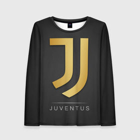 Женский лонгслив 3D с принтом Juventus Gold Edition , 100% полиэстер | длинные рукава, круглый вырез горловины, полуприлегающий силуэт | champions | italy | jeep | juventus | league | италия | лига | чемпионов | ювентус