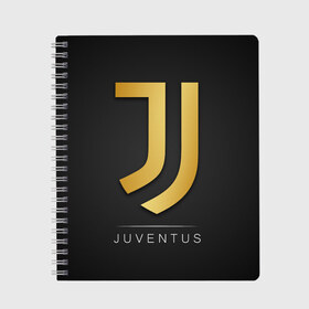 Тетрадь с принтом Juventus Gold Edition , 100% бумага | 48 листов, плотность листов — 60 г/м2, плотность картонной обложки — 250 г/м2. Листы скреплены сбоку удобной пружинной спиралью. Уголки страниц и обложки скругленные. Цвет линий — светло-серый
 | champions | italy | jeep | juventus | league | италия | лига | чемпионов | ювентус