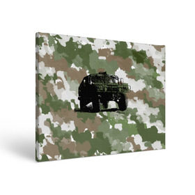 Холст прямоугольный с принтом Jeep , 100% ПВХ |  | 23 февраля | hummer | jeep | авто | армейская | армия | внедорожник | военная | джип | камуфляж | милитари | россия | хамер