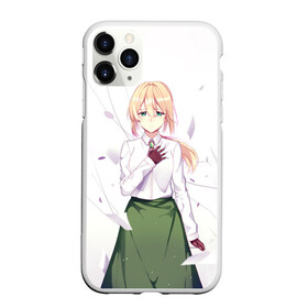 Чехол для iPhone 11 Pro матовый с принтом Girl , Силикон |  | anime | violet evergarden | аниме | вайолет эвергарден