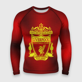 Мужской рашгард 3D с принтом ФК Ливерпуль ,  |  | england | football | liverpool fc | logo | sport | англия | арт | ливерпуль | лига | лого | спорт | текстура | фк | футбол | футбольный клуб | эмблема