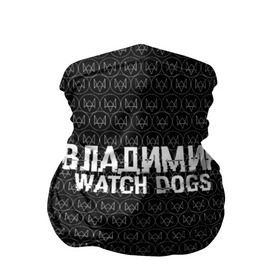 Бандана-труба 3D с принтом Владимир Watch Dogs , 100% полиэстер, ткань с особыми свойствами — Activecool | плотность 150‒180 г/м2; хорошо тянется, но сохраняет форму | Тематика изображения на принте: 