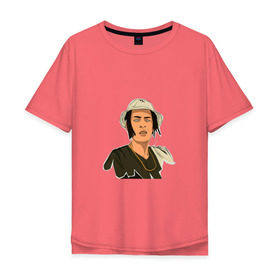 Мужская футболка хлопок Oversize с принтом Kizaru , 100% хлопок | свободный крой, круглый ворот, “спинка” длиннее передней части | kizaru | yan kee | барселона | кизару | рэпер | ян кии