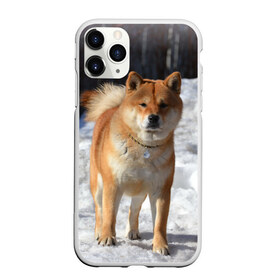 Чехол для iPhone 11 Pro матовый с принтом Акита-ину , Силикон |  | Тематика изображения на принте: акита | животное | животные | ину | овчарка | пес | песик | псы | сиба | собака | собаки | шиба