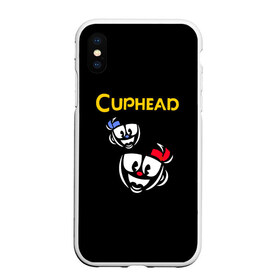 Чехол для iPhone XS Max матовый с принтом Cuphead , Силикон | Область печати: задняя сторона чехла, без боковых панелей | Тематика изображения на принте: 