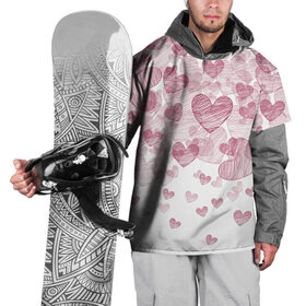 Накидка на куртку 3D с принтом День любви , 100% полиэстер |  | Тематика изображения на принте: 