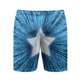 Мужские шорты 3D спортивные с принтом Звезда ,  |  | взрыв | звезда | звездочка | космос | огонёк | свет