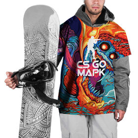 Накидка на куртку 3D с принтом Марк в стиле CS GO , 100% полиэстер |  | Тематика изображения на принте: hyper beast | кс го | скоростной зверь