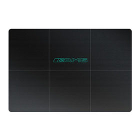 Магнитный плакат 3Х2 с принтом AMG Turquoise-Carbon , Полимерный материал с магнитным слоем | 6 деталей размером 9*9 см | amg | auto | black | carbon | mercedes | turquoise | авто | амг | мерседес