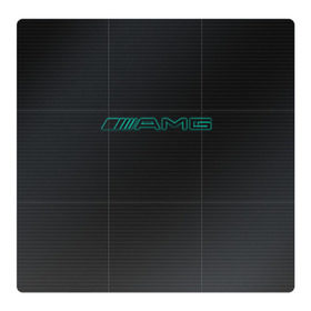 Магнитный плакат 3Х3 с принтом AMG Turquoise-Carbon , Полимерный материал с магнитным слоем | 9 деталей размером 9*9 см | Тематика изображения на принте: amg | auto | black | carbon | mercedes | turquoise | авто | амг | мерседес