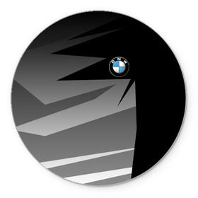 Коврик круглый с принтом BMW 2018 Sport , резина и полиэстер | круглая форма, изображение наносится на всю лицевую часть | Тематика изображения на принте: bmw | bmw motorsport | bmw performance | carbon | m | m power | motorsport | performance | sport | бмв | карбон | моторспорт | спорт